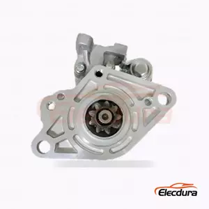 Mitsubishi-type 24V 5kW 9 tanden CW startmotor, compleet zijaanzicht
