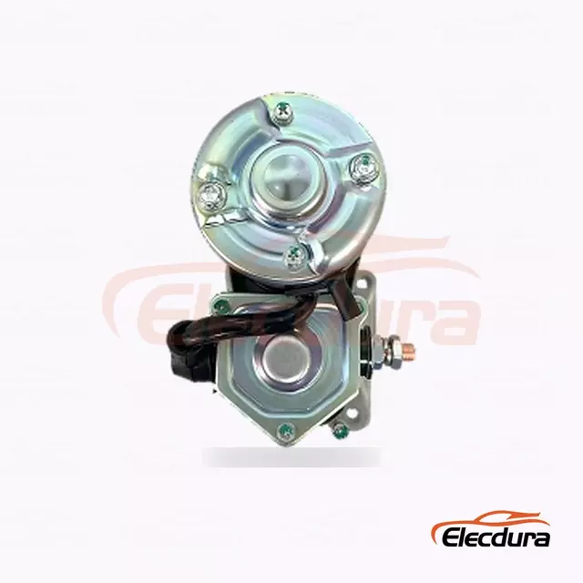 S014-008 헤비듀티 스타터 모터, 12V 2.5kW 9톱니, 후면 단자 보기