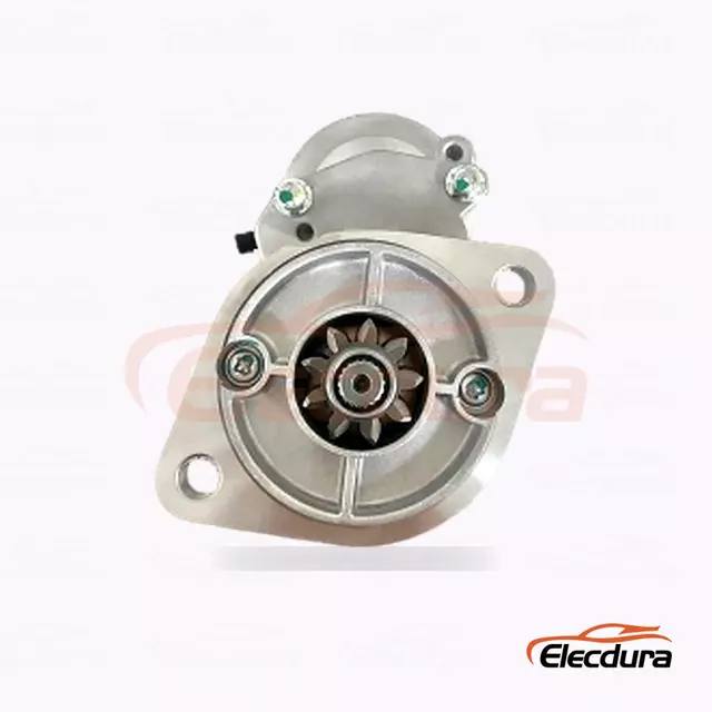 NISSAN SD25 헤비듀티 스타터 모터, 12V 2.0kW 9톱니, 전체 측면도