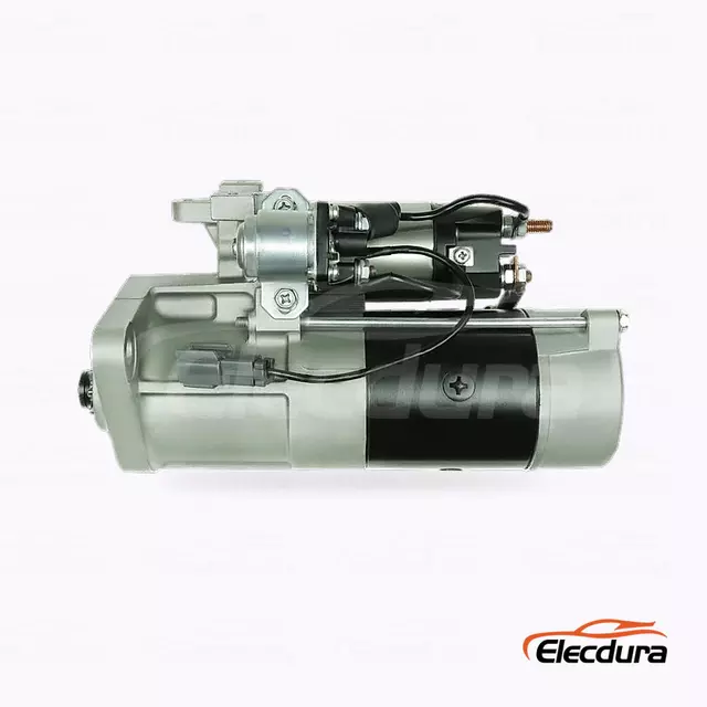 M008T55071 Fuso 4D34 Starter Motor توريد الموزع، منظر جانبي كامل
