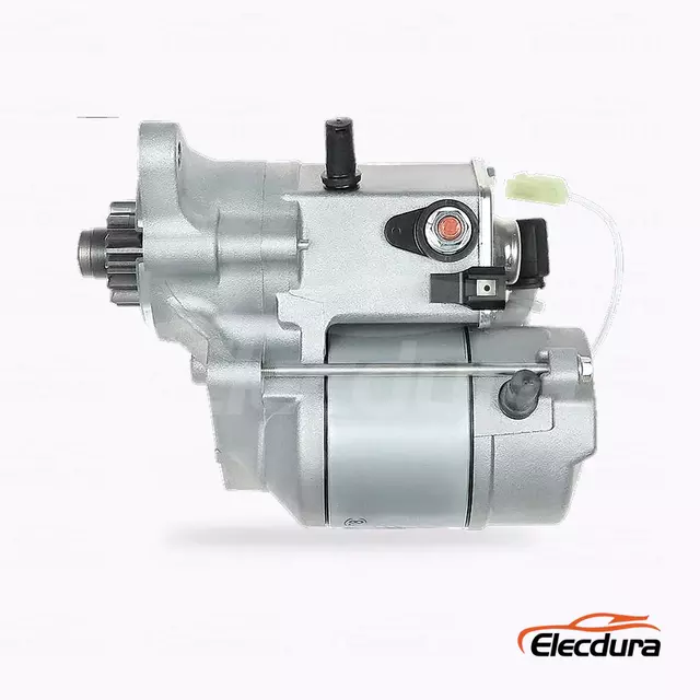228000-6320 Kubota D1105 V1505 มอเตอร์สตาร์ทขายส่ง, มุมมองด้านข้างที่สมบูรณ์