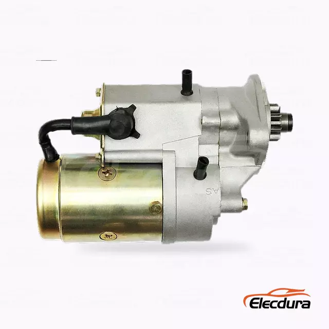 S6082 Daihatsu DL51/DL52 9T motor de partida atacado, vista lateral completa