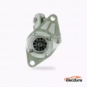 8970958112 Motor de pornire Isuzu 4HF1 24V 4,5kW V&acirc;nzare cu ridicata, vedere frontală la capătul de antrenare