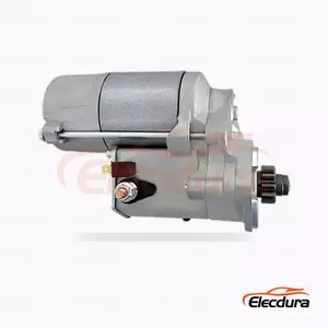 228000-2970 New Holland kompakt traktor startmotor, 12V 2,0kW 11 t&aelig;nder, komplet set fra siden