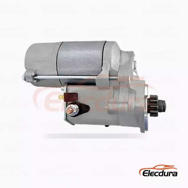 228000-2970 ニューホランド コンパクト トラクター スターター モーター、12V 2.0kW 11 歯、完全な側面図