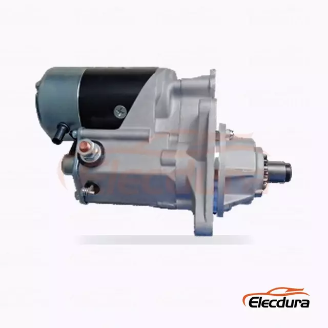 228000-5300 มอเตอร์สตาร์ทสำหรับงานหนัก, 24V 4.5kW 11 ฟัน, มุมมองเทอร์มินัลด้านหลัง