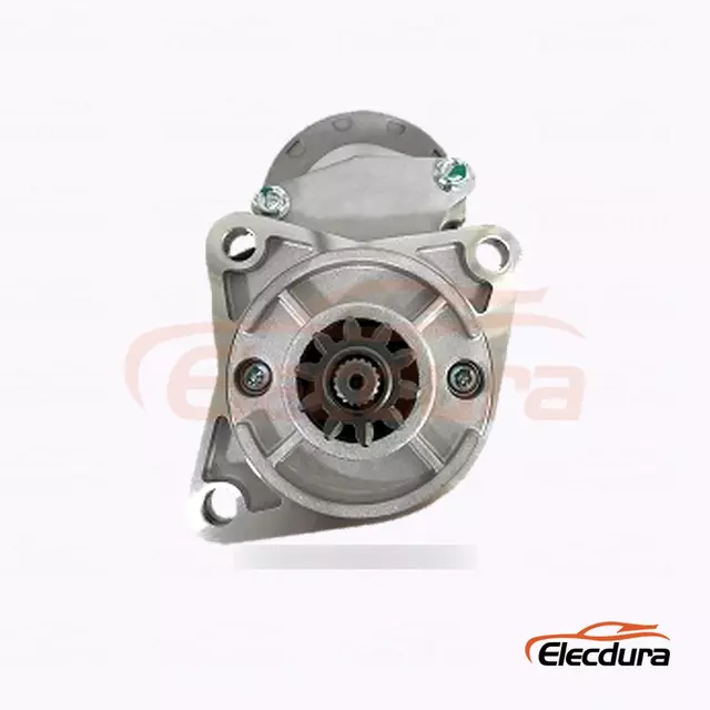 D&eacute;marreur d'&eacute;quipement FYD22-N NF1, 12 V, 2,2 kW, 10 dents, vue lat&eacute;rale compl&egrave;te