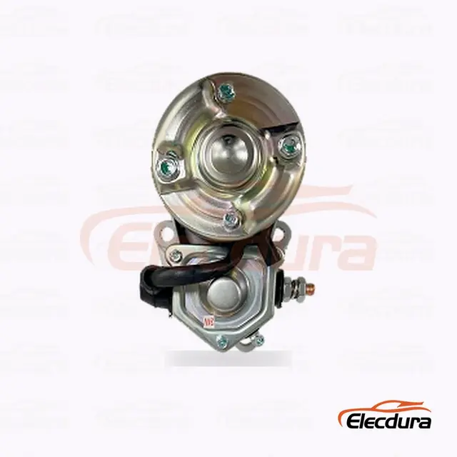 1811001910 Motor de pornire Isuzu 6BD1 V&acirc;nzare cu ridicata 24 V, vedere terminal din spate