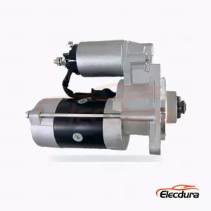 36100-42C10 Hyundai 4D52 D4BB startmotor, 12V 2kW 9 tanden, compleet zijaanzicht