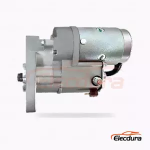 03111-4240 Motor Starter Hyundai Terracan 2.9 CRDi, 12V 2.2kW 10 Gigi, Tampak Samping Lengkap
