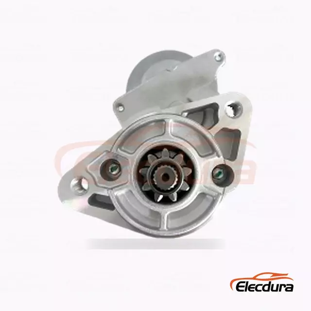 428000-249017388 Motor de arranque de servicio pesado, 12 V, 2,5 kW, 10 dientes, vista lateral completa