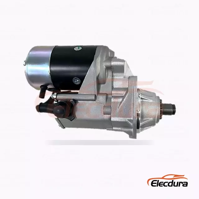 128000-4090 Caterpillar Starter Motor, 12V 2,5kW 10 Teeth, Rear Terminal View