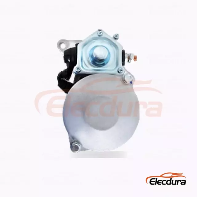 128000-2450 Isuzu 6SA1 เครื่องยนต์ดีเซลสตาร์ทมอเตอร์, 24V 5.5kW 11 ฟัน, มุมมองเทอร์มินัลด้านหลัง