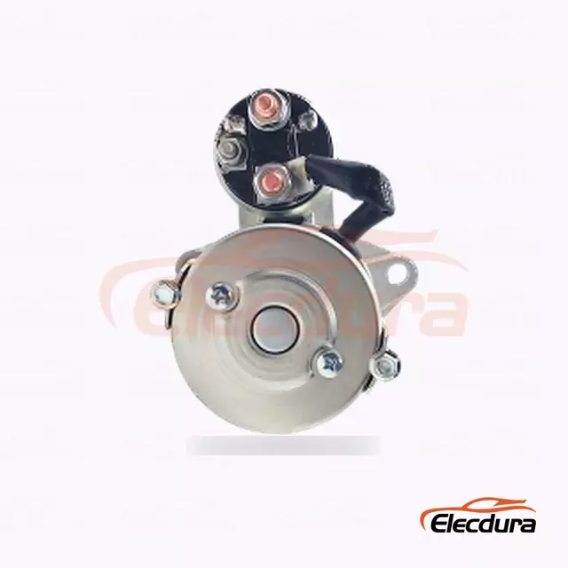 8000227 Motor de arranque de servicio pesado, 12 V, 2,0 kW, 9 dientes, vista del terminal trasero