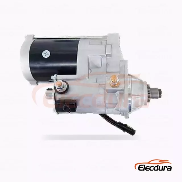 DSN2007 John Deere 重機スターター モーター、12V 4.8kW 11 歯、背面端子図