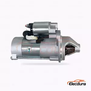 5302289 Cummins QSF2.8 وISF2.8 Starter Motor، 12V 3.0kW 10 أسنان، منظر جانبي كامل