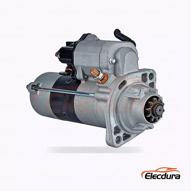 4996707 Cummins ISB6.7 24V 4,8kW 10T start&eacute;r Velkoobchod, předn&iacute; pohled na hnac&iacute; konec