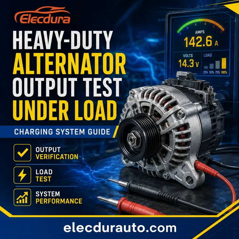 Test de sortie d'alternateur robuste sous charge