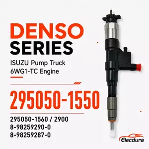Dieselov&yacute; vstřikovač 295050-1550 295050-1560 pro n&aacute;kladn&iacute; automobil s čerpadlem ISUZU 6WG1-TC
