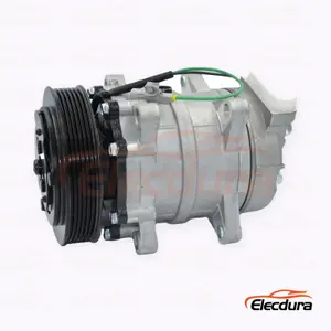 Compresor de aire acondicionado de alta resistencia 7H15 24V 6PK 135 mm para cami&oacute;n Foton Auman GTL versi&oacute;n 6PK