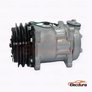 7H15 24V A2 132 mm งานหนัก A/C คอมเพรสเซอร์ สำหรับ JAC Gallop รถบรรทุกเพื่อการพาณิชย์