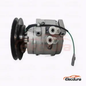 10S15C 24V B1 152 mm f&ouml;r tunga fordon A/C Kompressor f&ouml;r XCMG 470C gr&auml;vmaskin