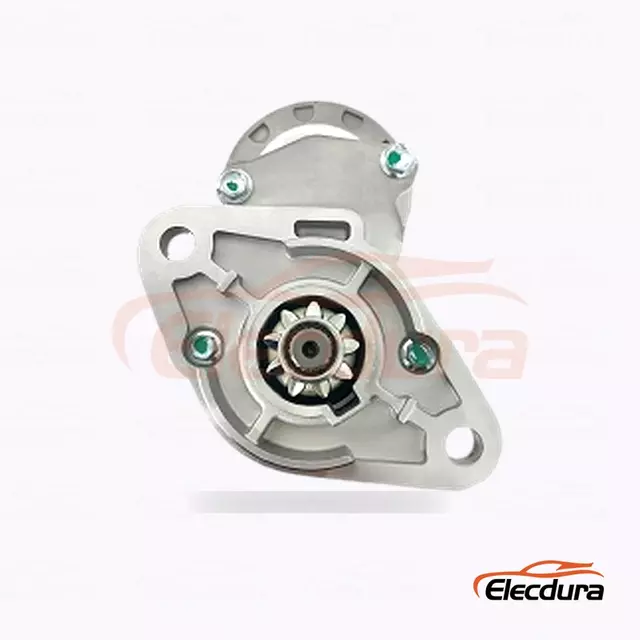 Moteur de d&eacute;marreur Denso-Type 12 V 11 dents CW variante B, vue lat&eacute;rale compl&egrave;te