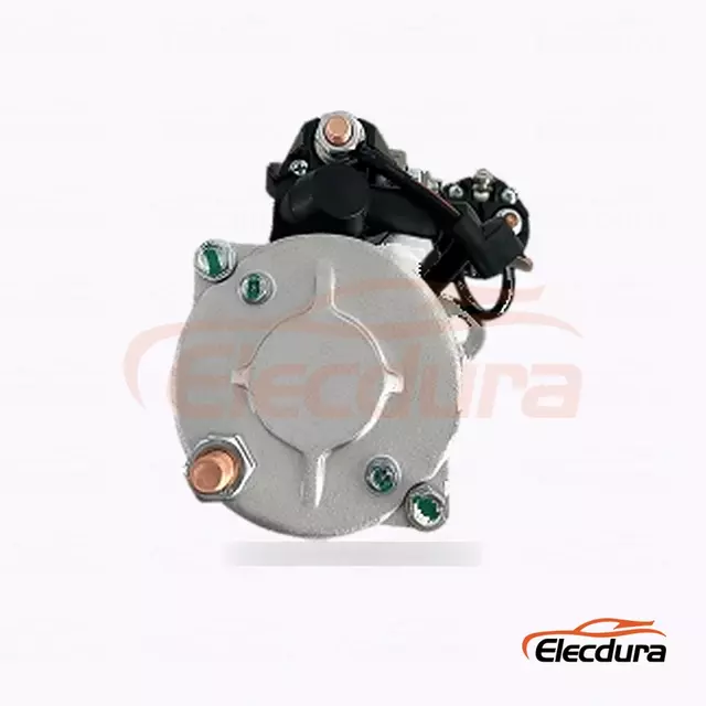 Moteur de d&eacute;marreur d'&eacute;quipement FYD95-M M9T61171, 24 V, 6,0 kW, 12 dents, vue lat&eacute;rale compl&egrave;te