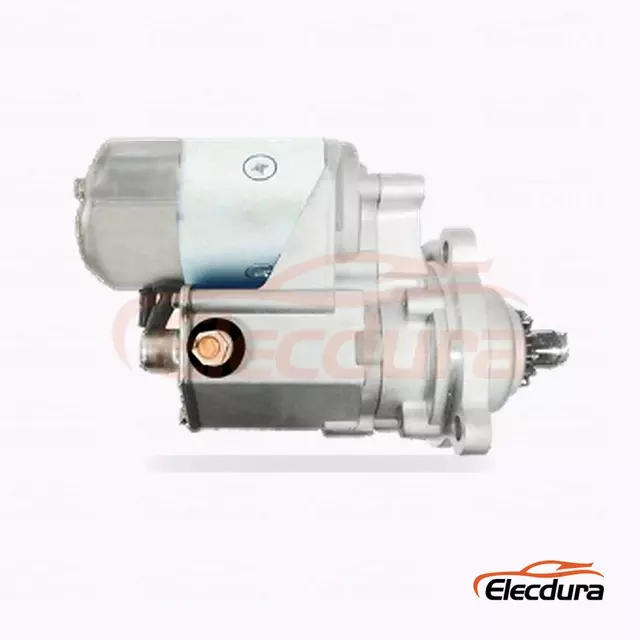STR6177 Perkins 스타터 모터, 12V 4.5kW 12톱니, 후면 단자 보기