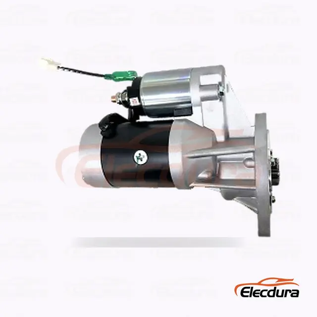 S14-204B Tipo Hitachi Motor de arranque , 12V 2.8 kW 9 dientes, vista del terminal trasero