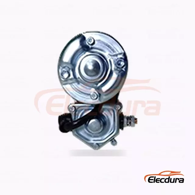 Moteur de d&eacute;marreur CW de type Denso 12 V 2,5 kW &agrave; 9 dents, vue lat&eacute;rale compl&egrave;te
