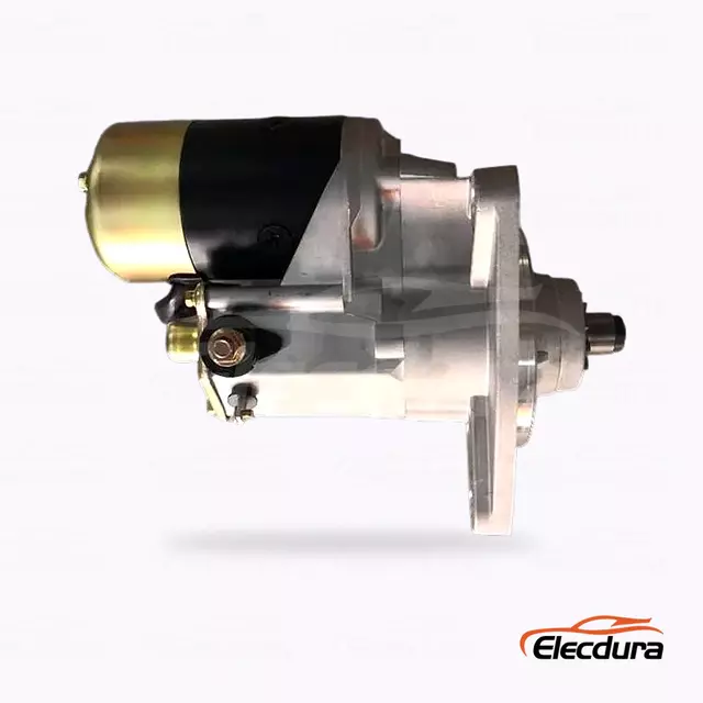 281001240 Motor de arranque Hino EM100 al por mayor 24 V, vista lateral completa