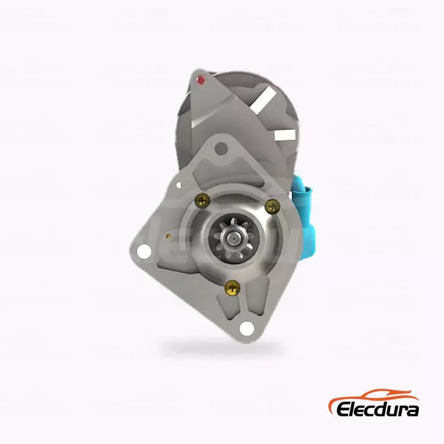 15481-63010 Motorino di avviamento Kubota serie M Vendita all'ingrosso, vista frontale lato trasmissione