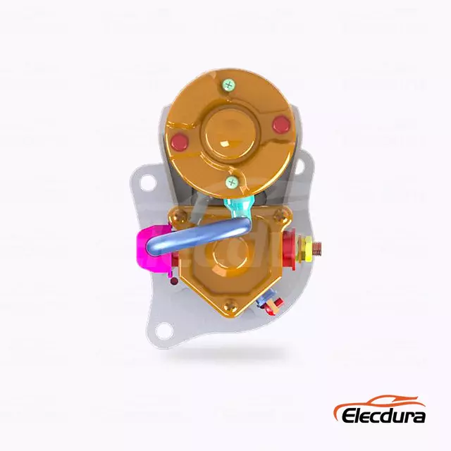 0001360063 Iveco Ursus 스타터 모터 도매 24V, 후면 터미널 보기