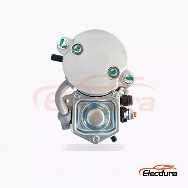 228000-3040 헤비듀티 스타터 모터, 12V 2.0kW 9톱니, 후면 단자 보기