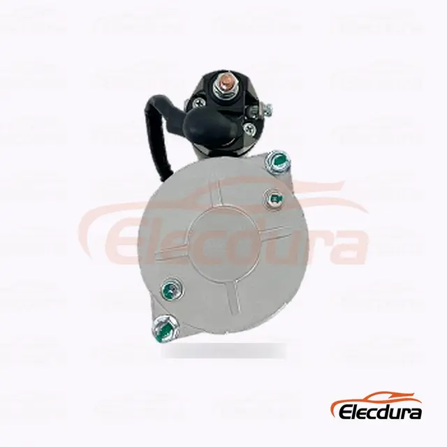 Motor de partida Mitsubishi M8T60771, 24V 5kW 10 dentes, vista do terminal traseiro