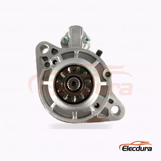 M8T60071 Mitsubishi 6D17 ve Hyundai Marş Motoru, 24V 5.0kW 11 Dişli, Komple Yan G&ouml;r&uuml;n&uuml;m