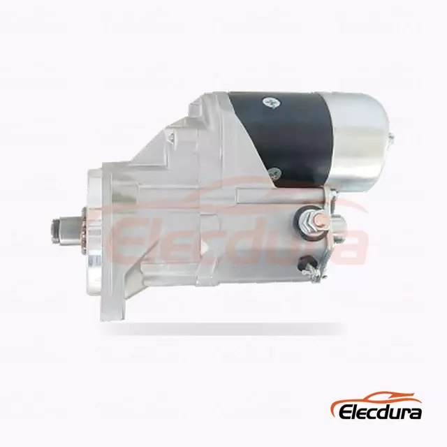 128080-9504 Industri menggunakan Motor Starter Denso, 12V 2.5kW 13 Gigi, Tampak Terminal Belakang