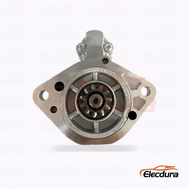 M008T80471A 三菱 4M40 E307 スターターモーター 、 24V 3.2 kW 2 歯、完全側面図