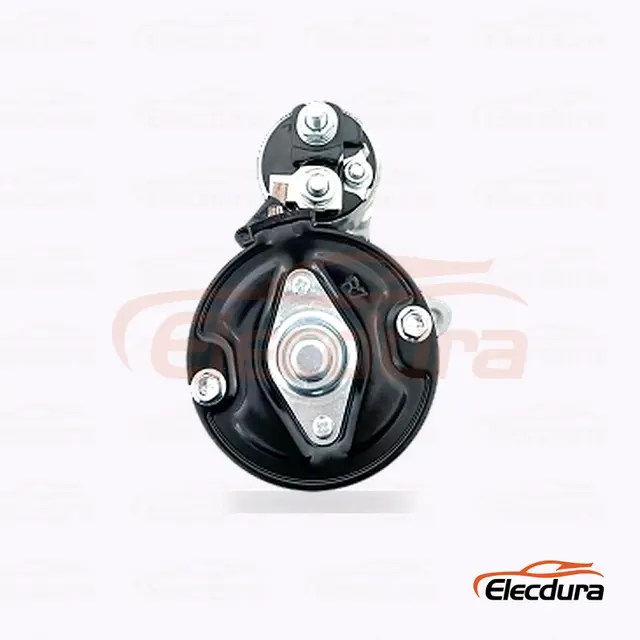 0001109306 Fiat Startmotor , 12V 2.5 kW 9 tanden, achteraanzicht