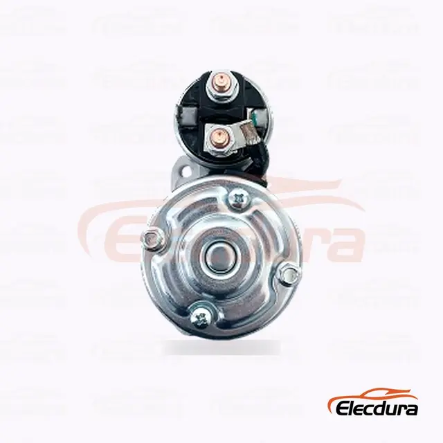 91273418 Motor de partida Mitsubishi, 12V 1,2kW 8 dentes, vista do terminal traseiro