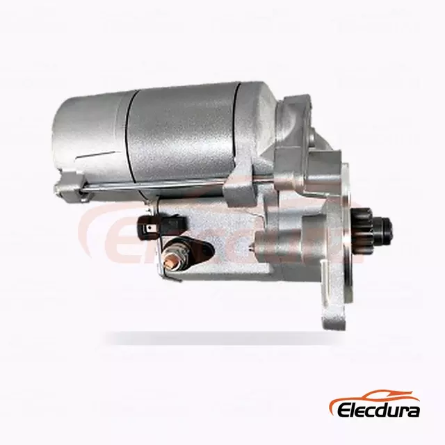 8-97112-865-2 Isuzu C240 ​​en 4JB1 dieselstartmotor, 12V 2,0 kW, 9 tanden, terminalaanzicht achterzijde