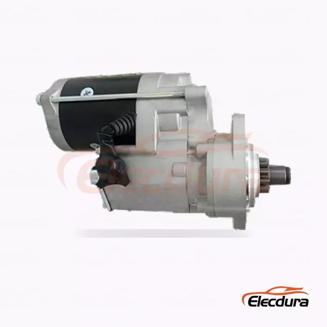 428000-3310 Yanmar 3TNV70 및 3TNV80F 스타터 모터, 12V 1.4kW 15톱니, 전체 측면도