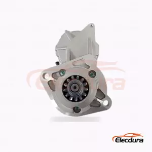 128000-4222 محرك Cummins Starter، 12V 3.00kW 13 سنًا، منظر جانبي كامل