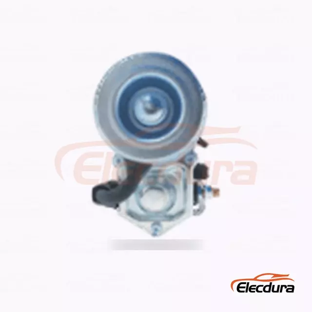 128000-7300 Yanmar 3TNV88 디젤 장비 스타터 모터, 12V 2.0kW 15톱니, 후면 터미널 보기