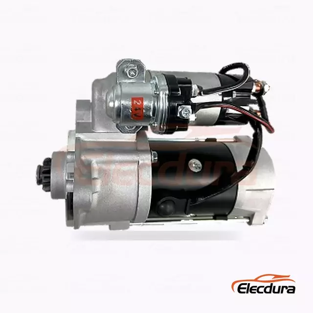 M003T56471 Mazda T4100/E4100 LKW-Anlasser, 24 V, 5,0 kW, 9 Z&auml;hne, Ansicht des hinteren Anschlusses