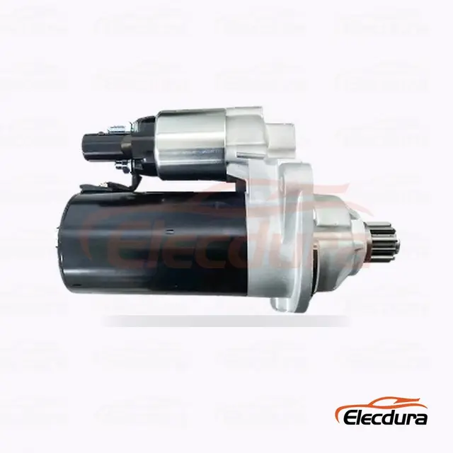 Motor de partida Volkswagen DRT0260, 12V 1,7kW 10 dentes, vista do terminal traseiro