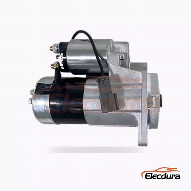 M0T65381 Anlasser f&uuml;r Nissan Industrial Equipment, 12 V, 1,0 kW, 9 Z&auml;hne, Ansicht des hinteren Anschlusses