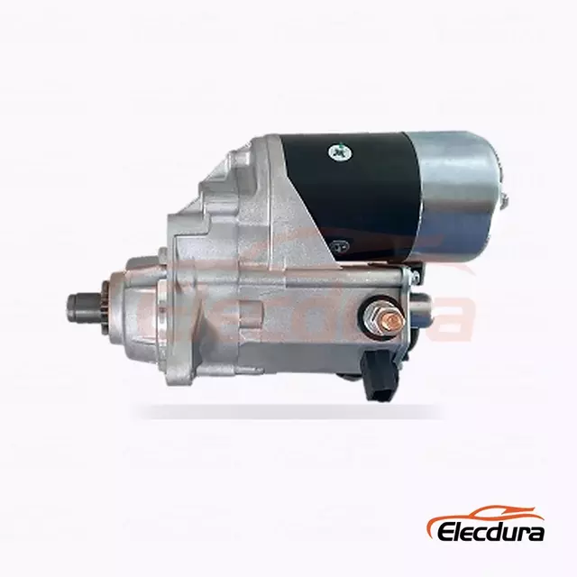 RE50165 John Deere 4045 Start&eacute;r Motor Velkoobchodn&iacute; dod&aacute;vka, čeln&iacute; pohled na hnac&iacute; konec