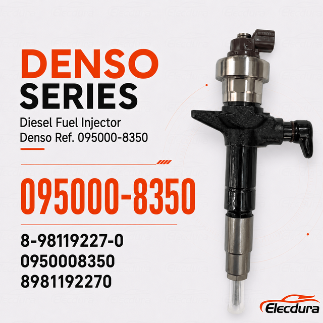 Injecteur diesel 095000-8350 pour applications ISUZU 4JJ1 D-MAX